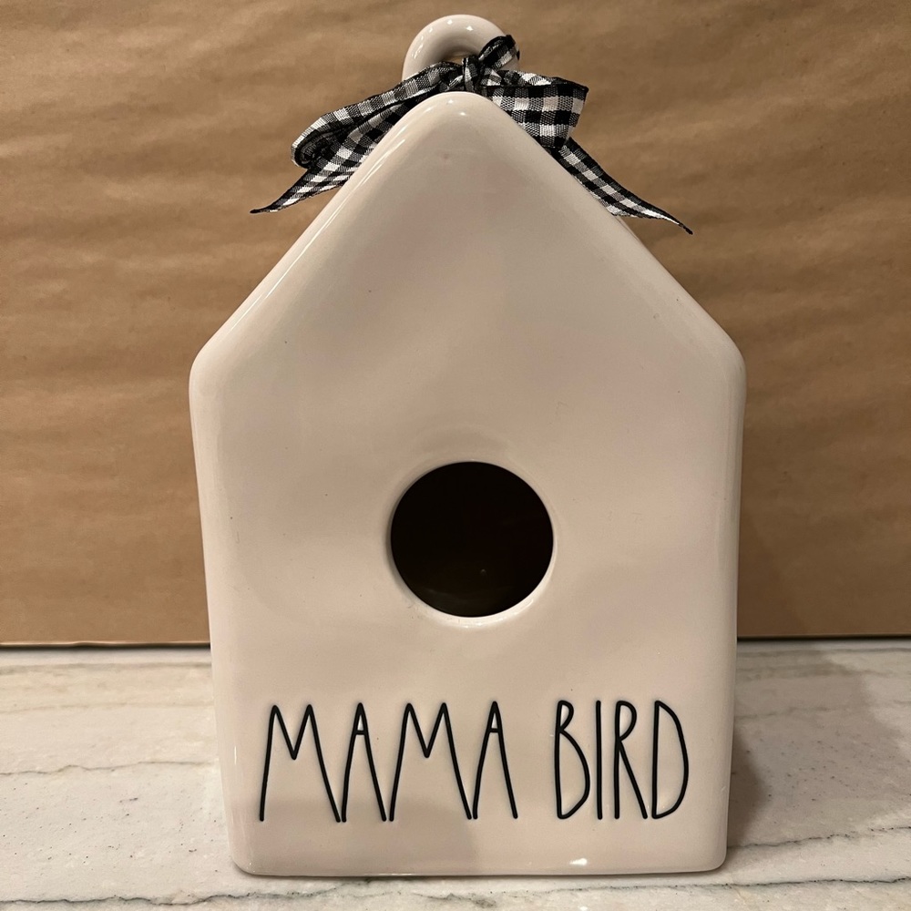 Rae dunn mama bird birdhouse